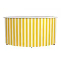 Бар Мульти, змейка, велюровый чехол, желто-белая полоска