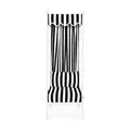 Кресло с балдахином Рыцарь пинтийского ордена, Эдуард Чёрный Принц + Черно-белая полоска 