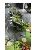 Тарелка "Барто" прозрачная с серебряным кантом