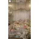 Стул «Тотем» золотой, сливочно-молочный бархат