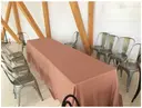 Скатерть прямоугольная габардин карамельная