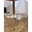 Стол коктейльный ОРИОН D70см стекло/металл