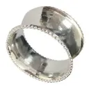 Кольцо для салфетки SOLID серебро металл