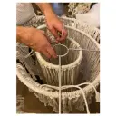 Люстра декоративная макраме, без освещения, Нудлз Л