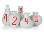 Ваза "Хомфарита" белая - 2